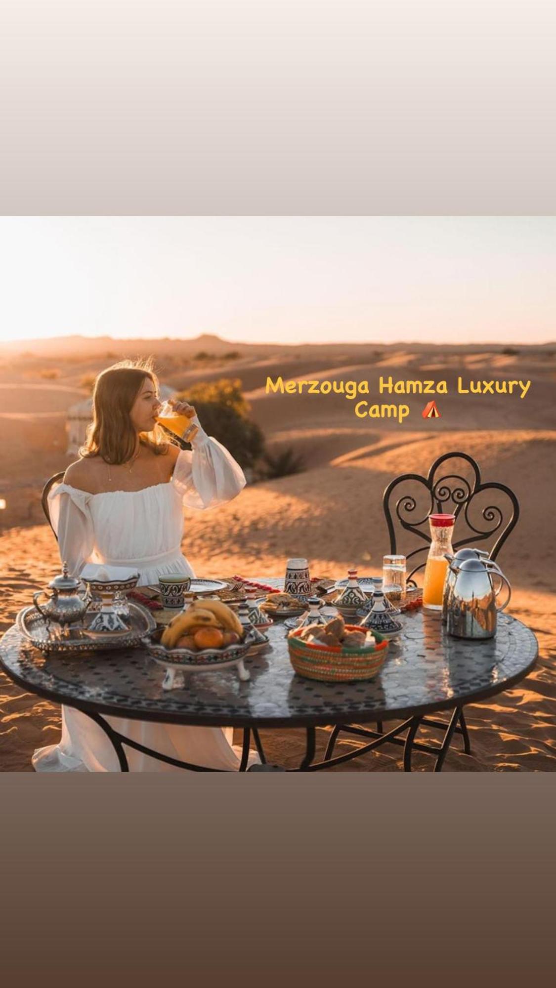 Merzouga Hamza Luxury Camp מראה חיצוני תמונה